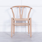 Wishbone Natural Wooden Dining Chair