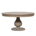 Rustic Washed 150cm Round Acorn Leg Dining Table