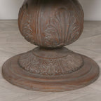 Round Pedestal Acorn Dining Table