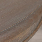 Round Pedestal Acorn Dining Table