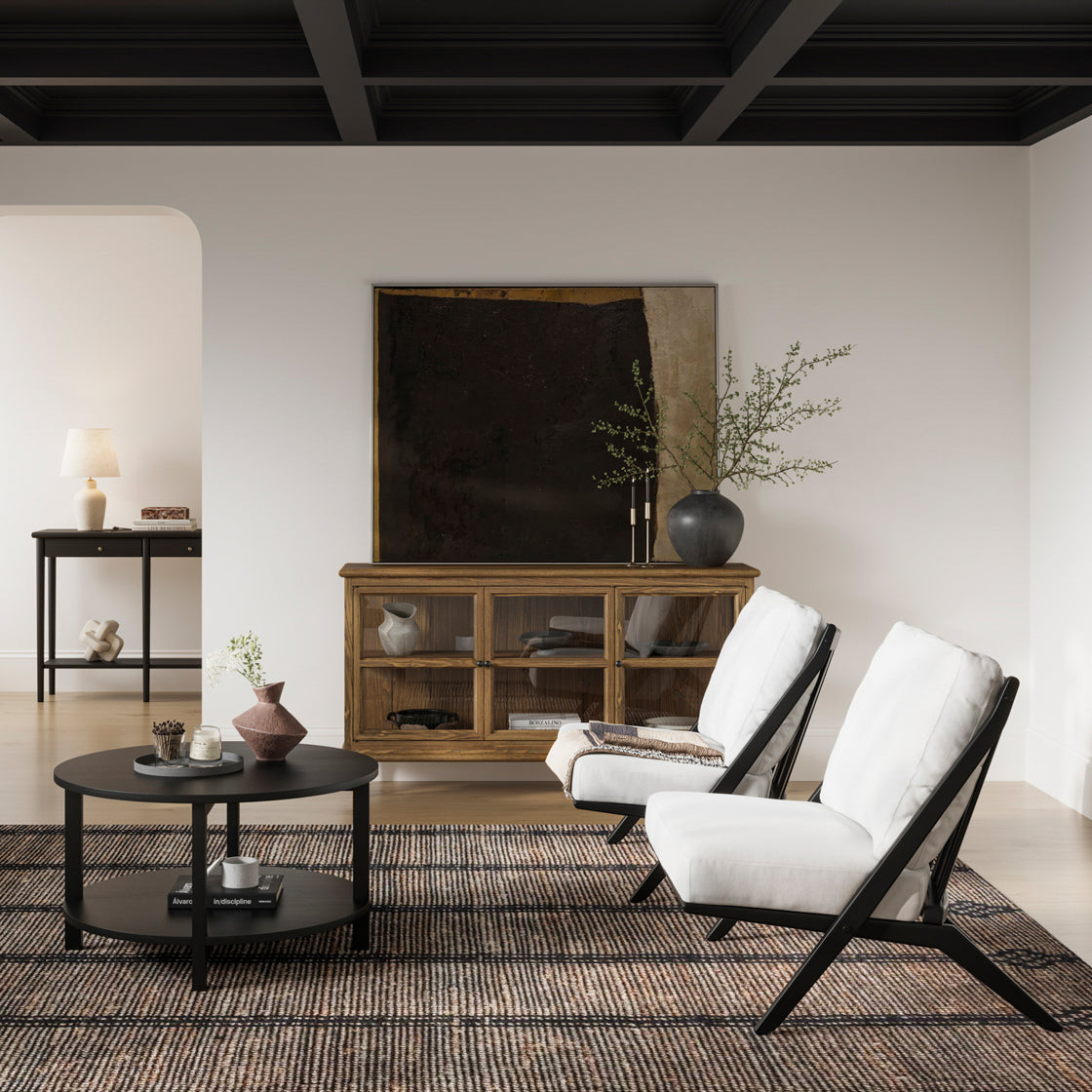 WESTPORT SMOKED 3 DOOR SIDEBOARD