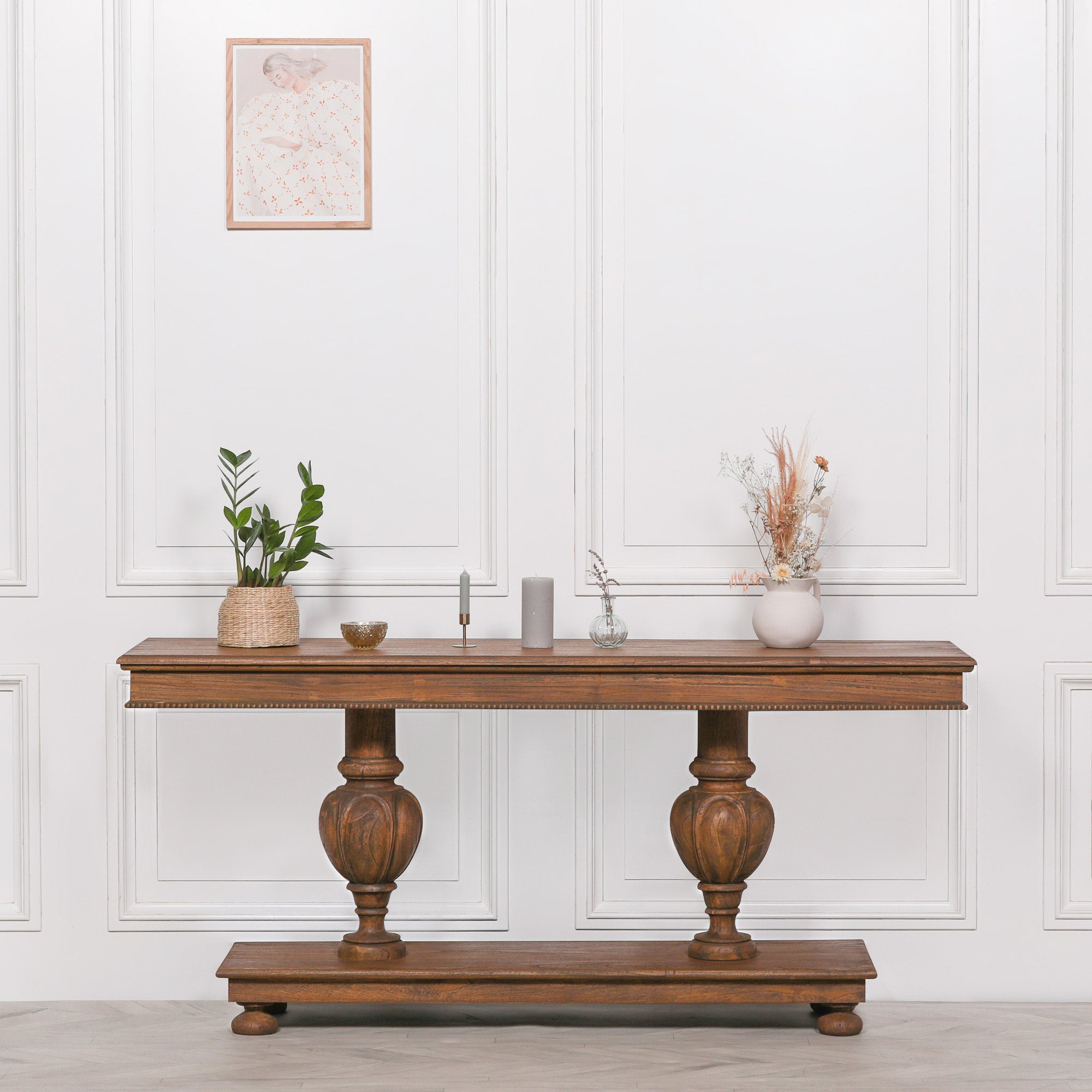 Rustic Wooden Console