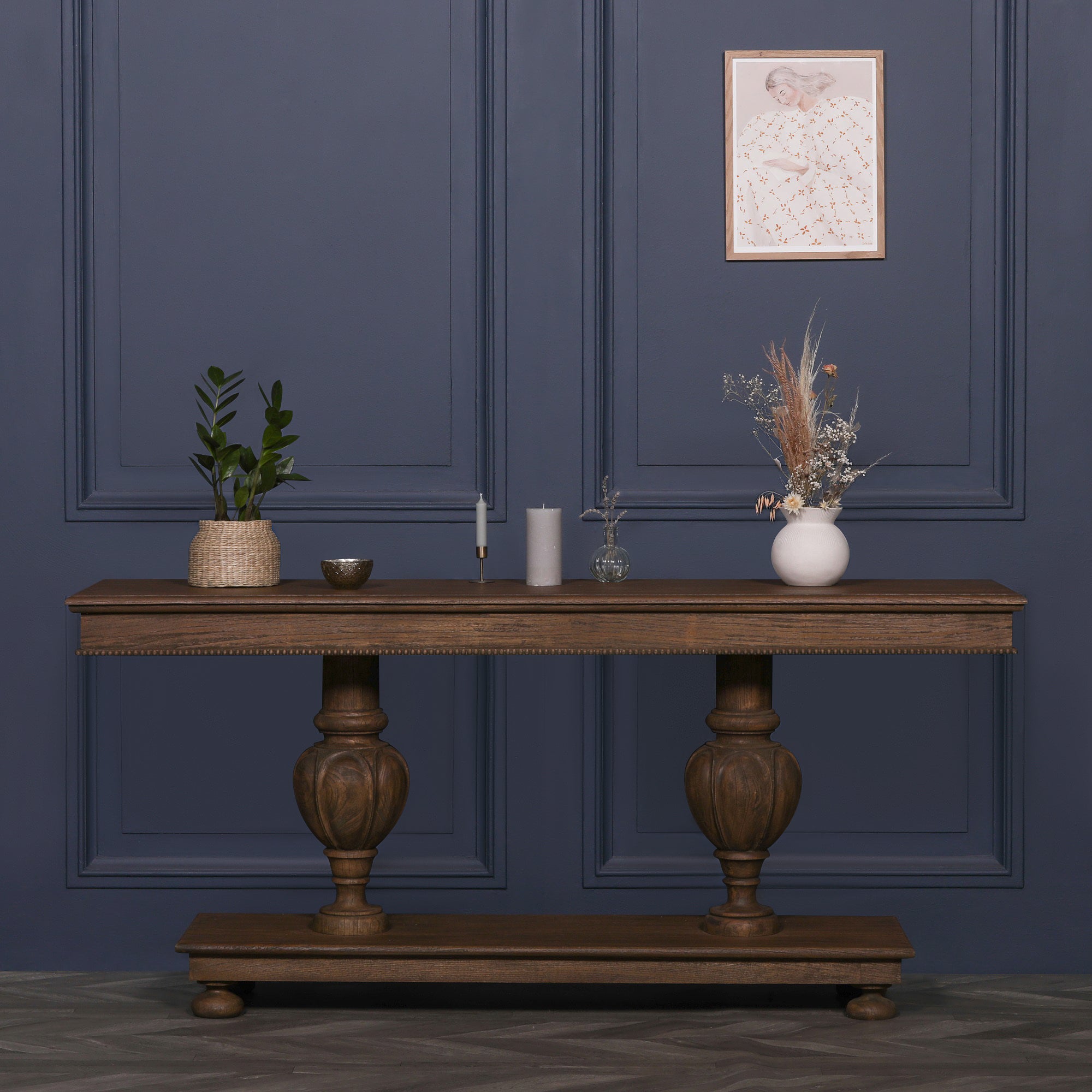 Rustic Wooden Console