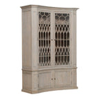 Concave Wooden Display Cabinet