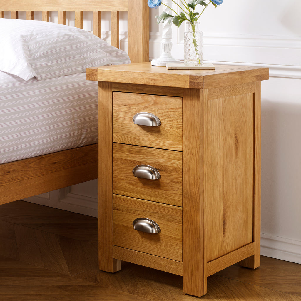 Woburn Large 3 Drawer Bedside