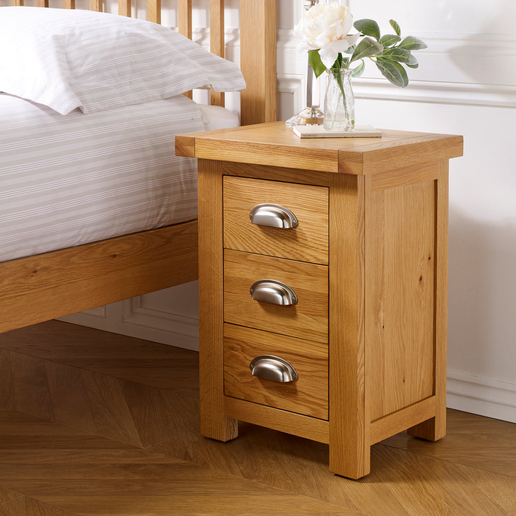 Woburn Small 3 Drawer Bedside