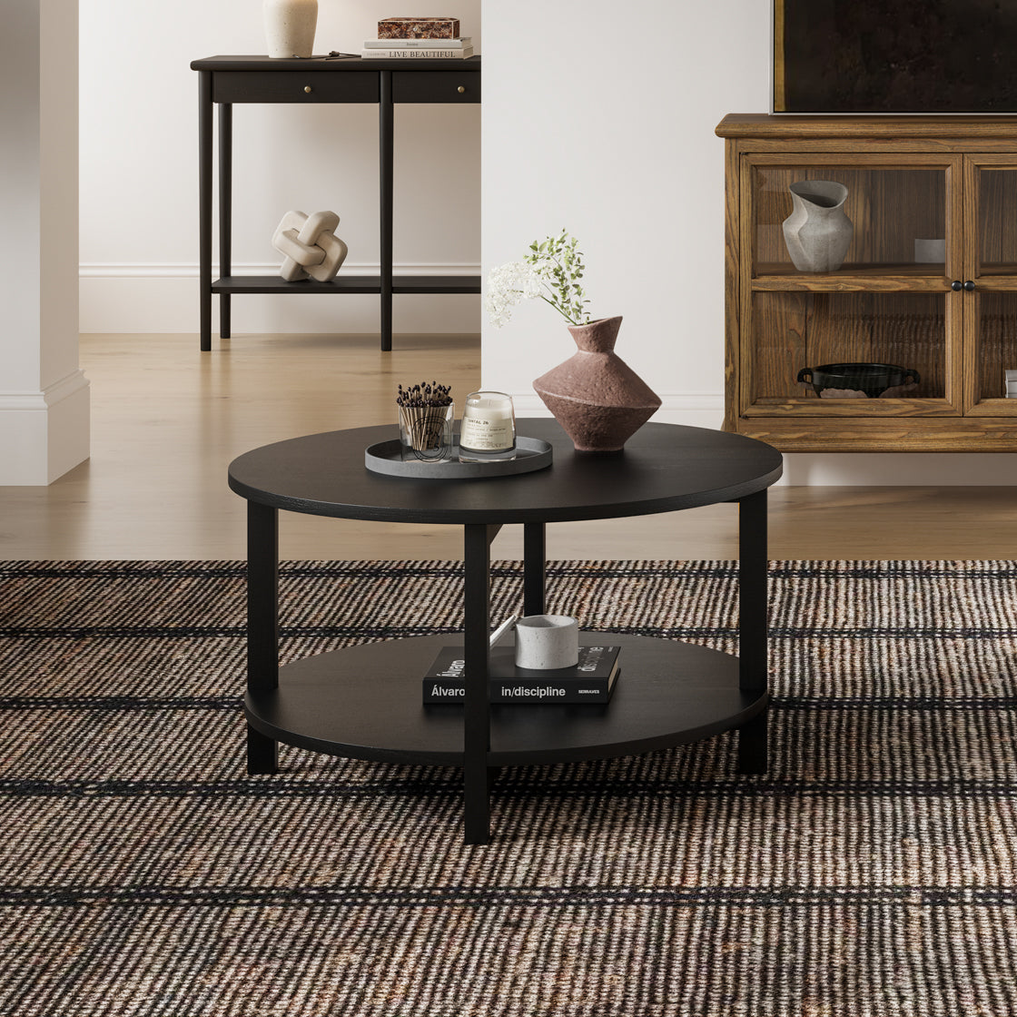 WESTBROOK BLACK COFFEE TABLE