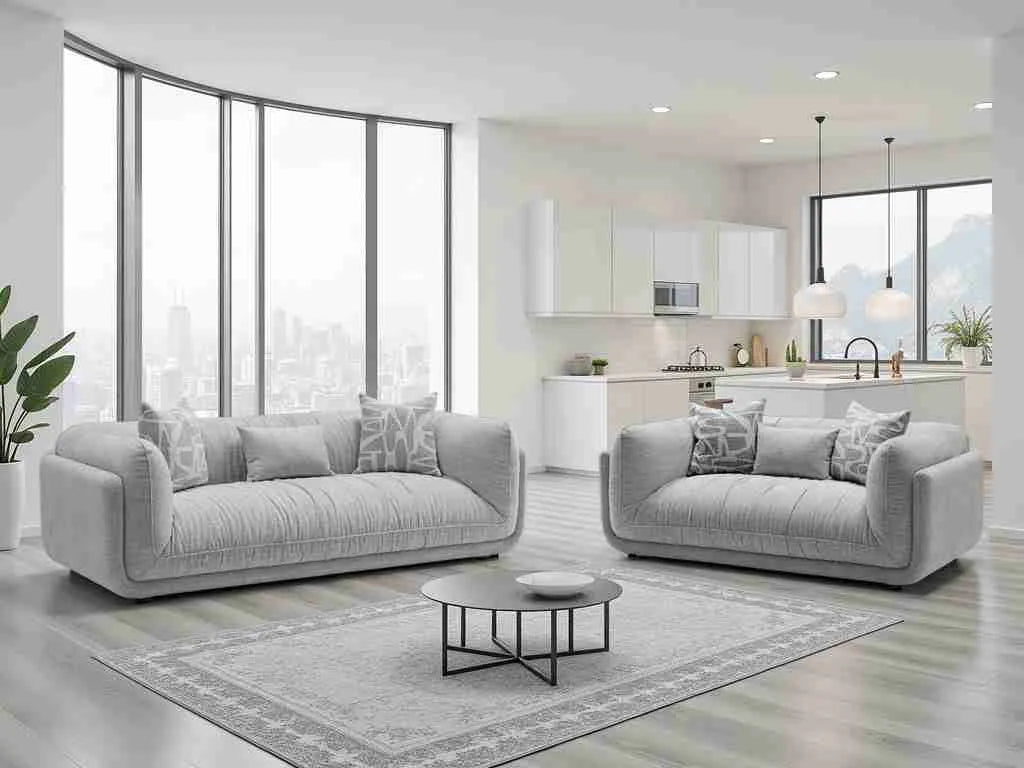 Oxford Sofa 2 Seater in Grey
