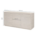 Oakham Ribbed Oak Sideboard