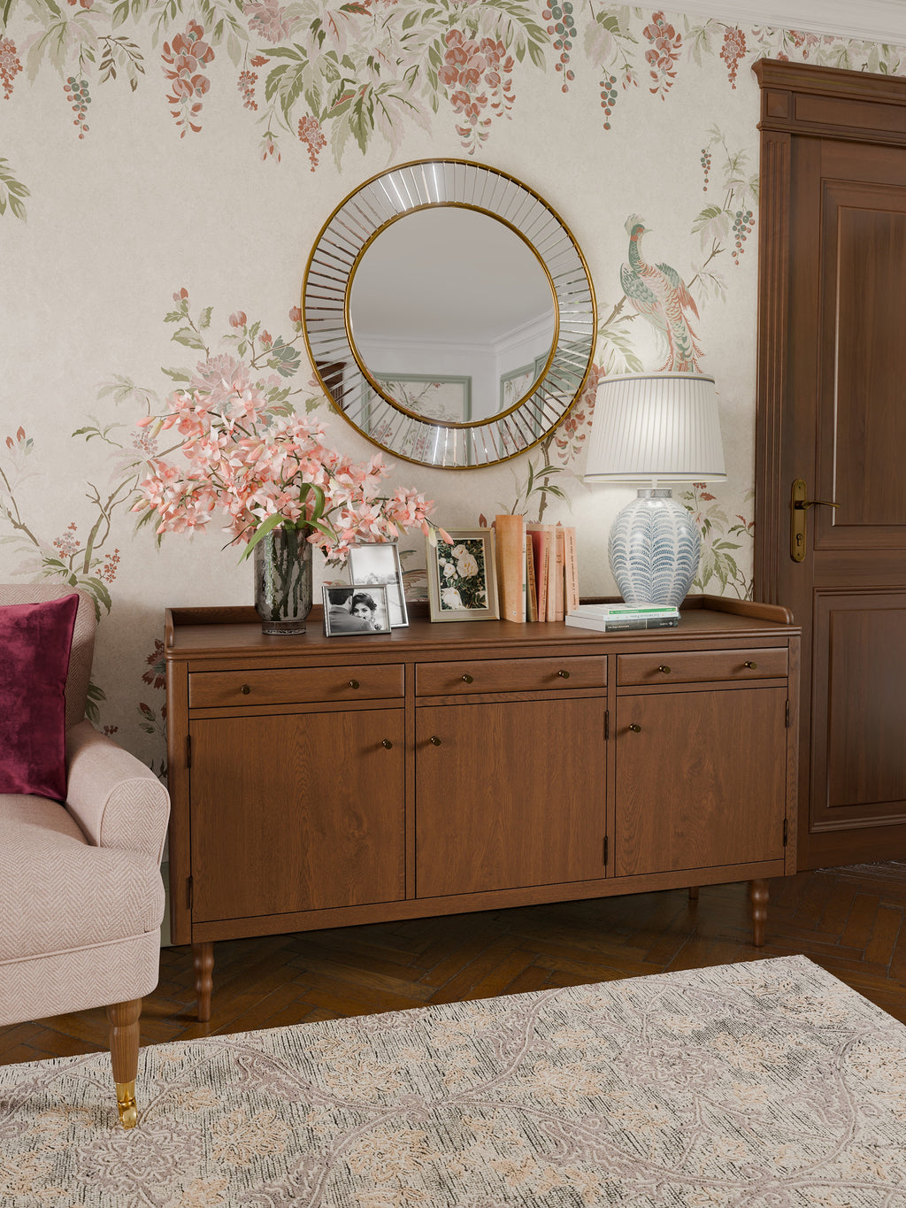 Williamson Teak 3 Door 3 Drawer Sideboard