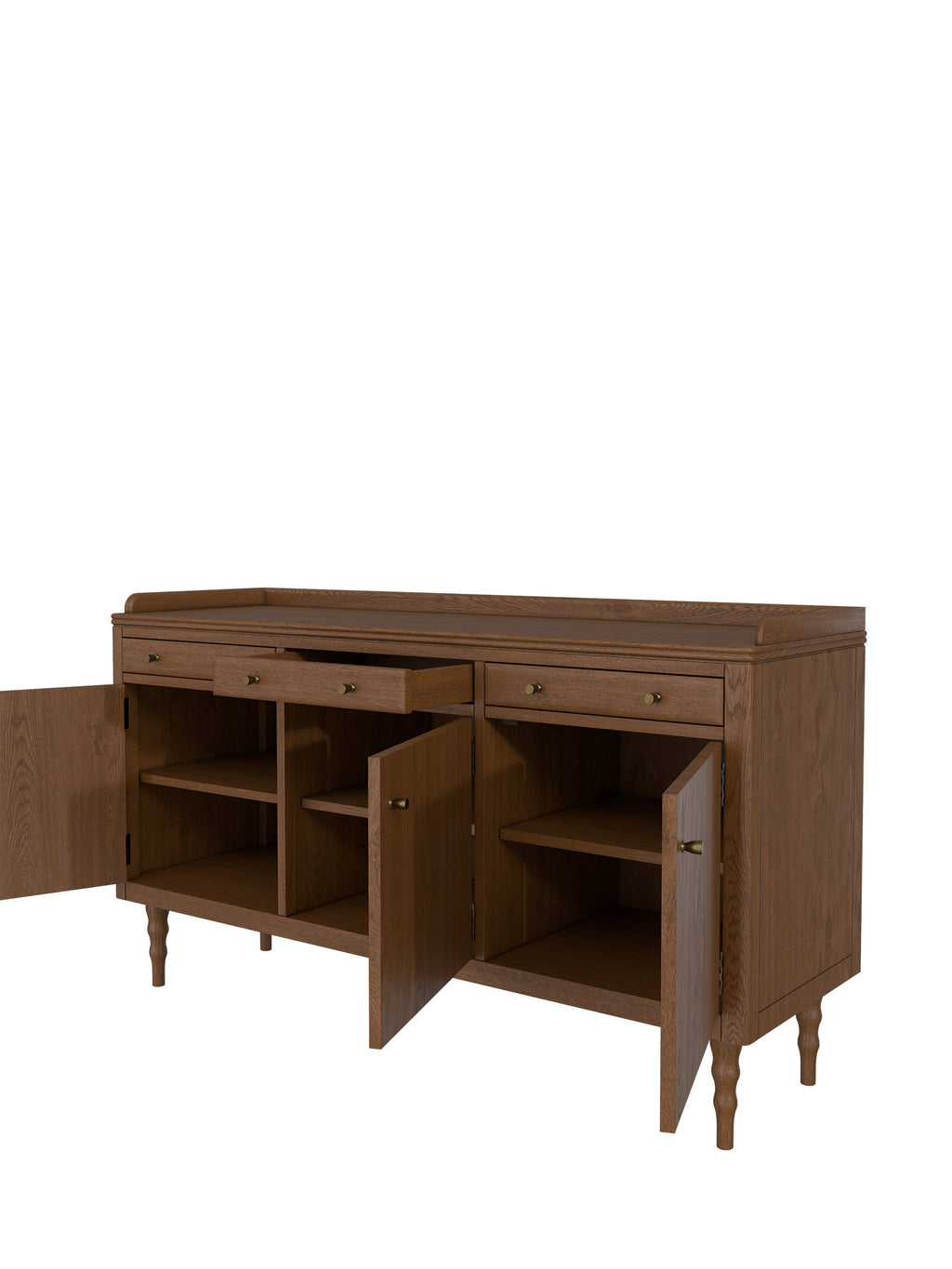 Williamson Teak 3 Door 3 Drawer Sideboard