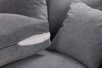 Windsor Fullback Sofa Grey Large Corner
