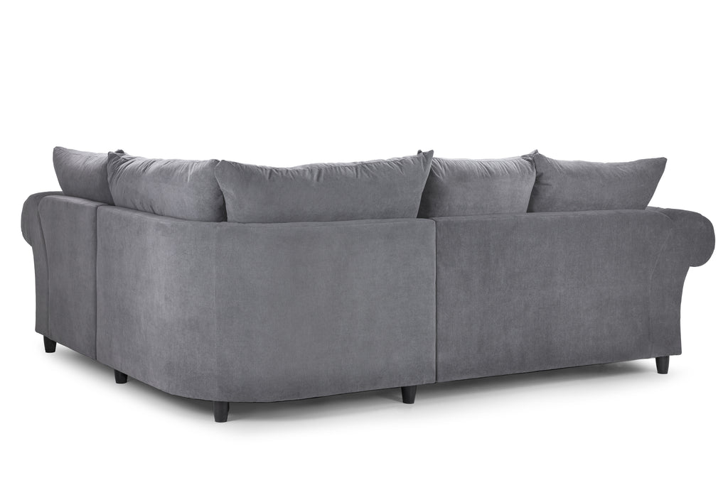 Windsor Fullback Sofa Grey Right Hand Facing Corner