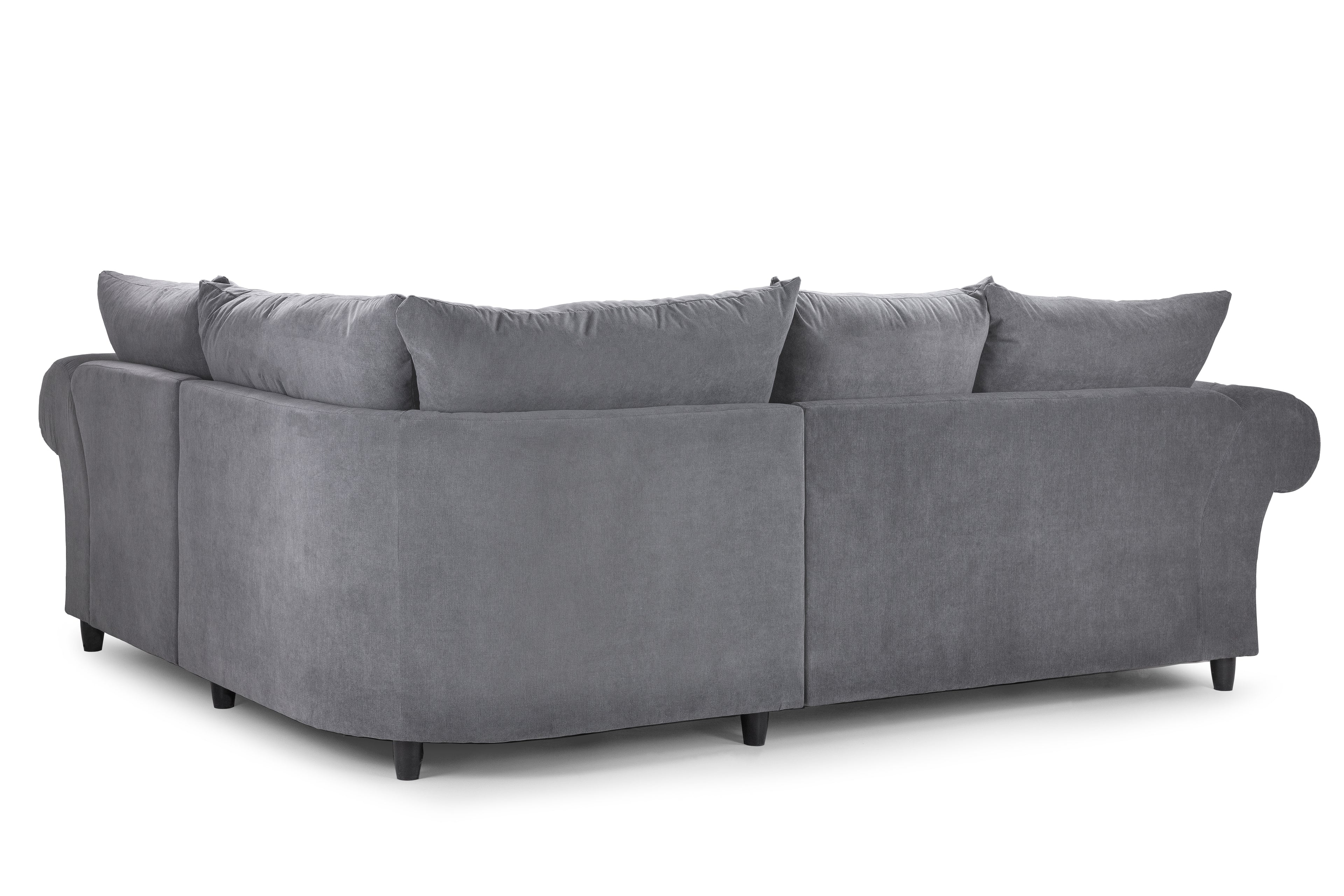 Windsor Fullback Sofa Grey Right Hand Facing Corner