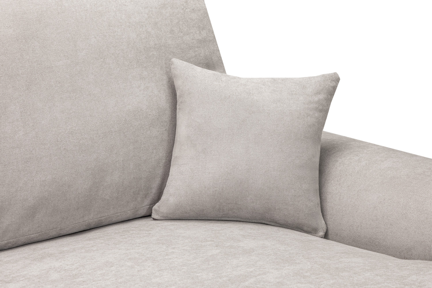 Winnie Cinema Lounge Sofa And Footstool In Beige Boucle Fabric