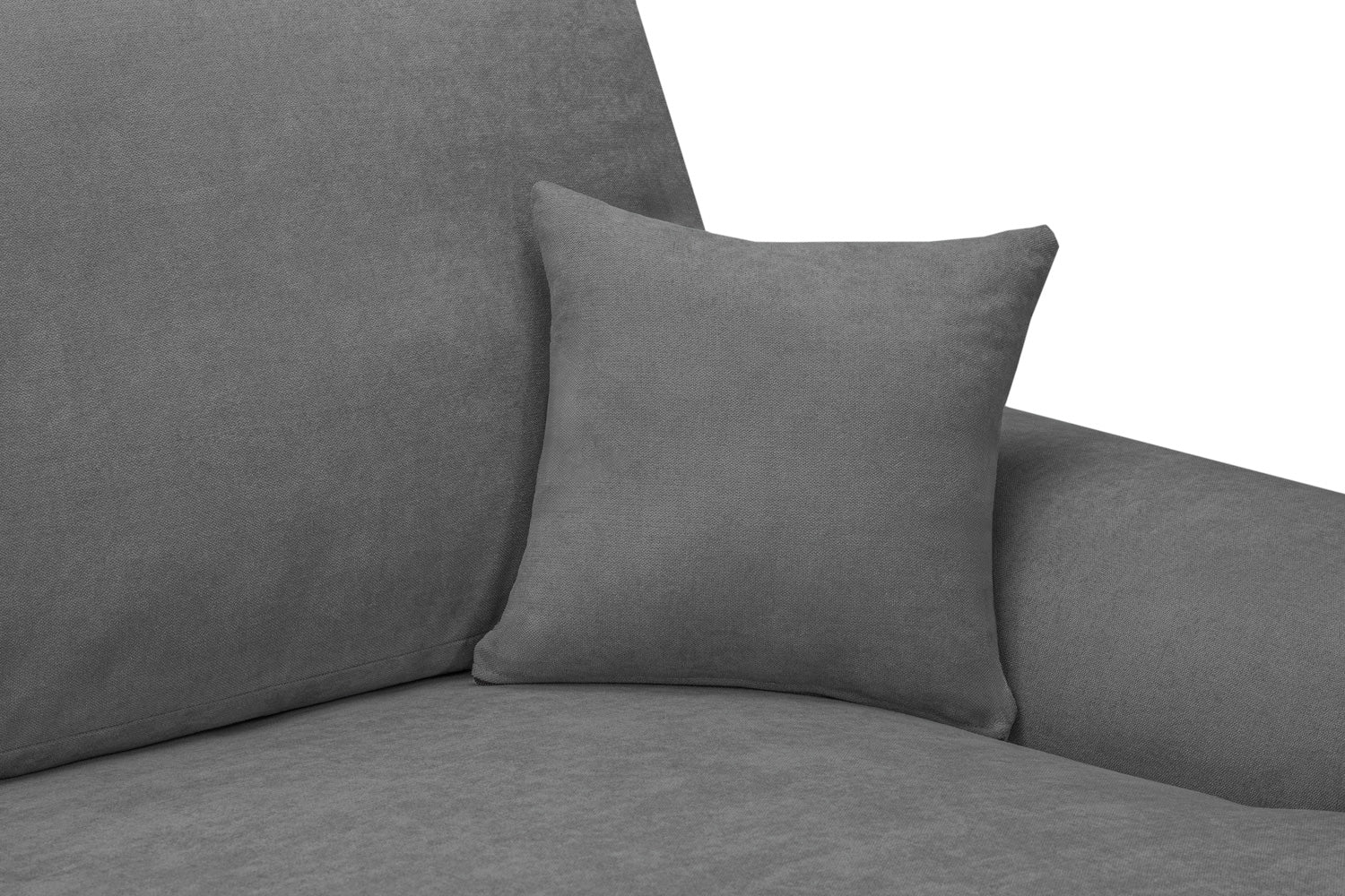 Winnie Cinema Lounge Sofa And Footstool In Dark Grey Boucle Fabric