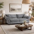 Windsor Fullback Sofa Grey 4 Seater