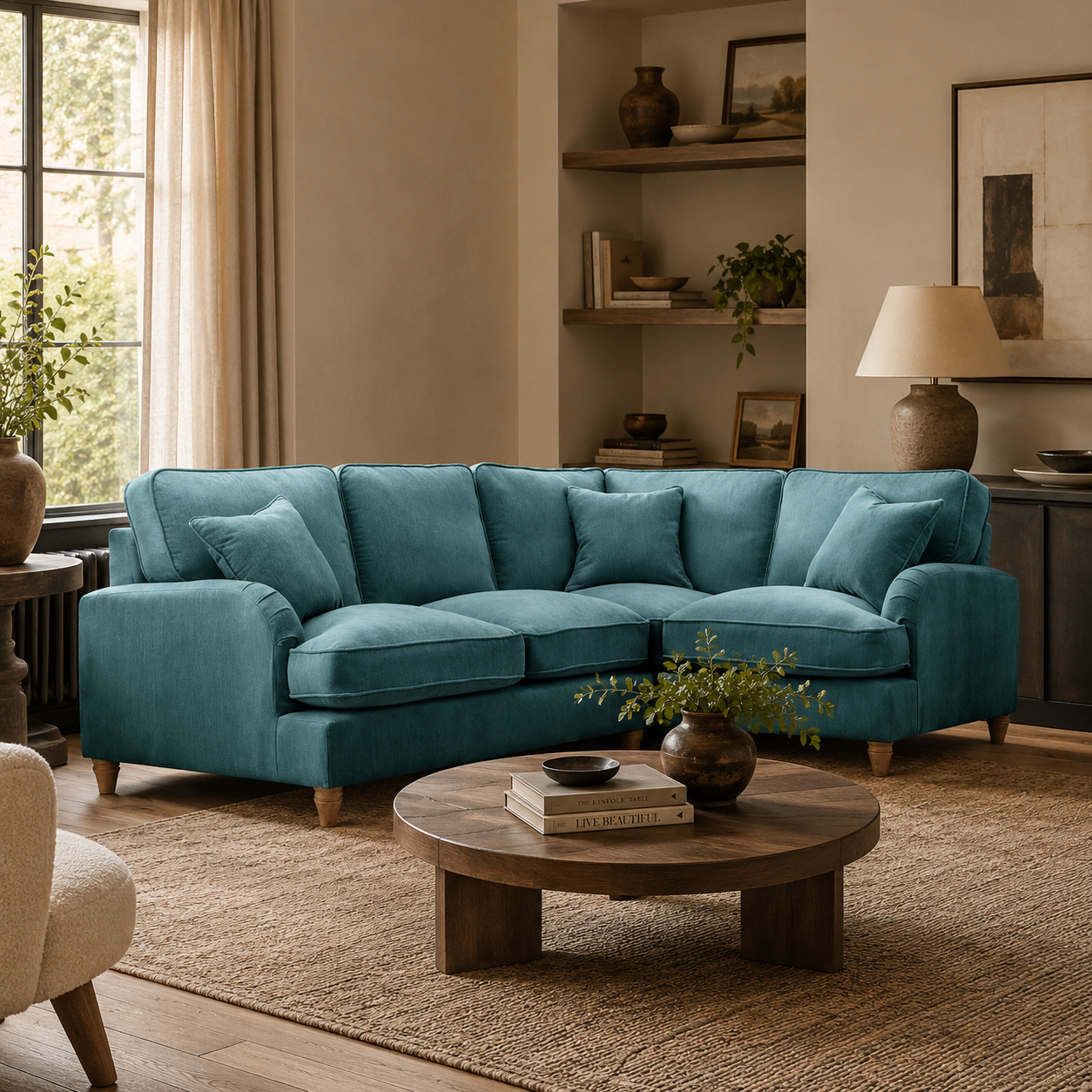 2 Corner 1 Manhattan Emerald The Great Sofa Company | Piper | Vienna | Arthur | Emeline | Swift | Morris