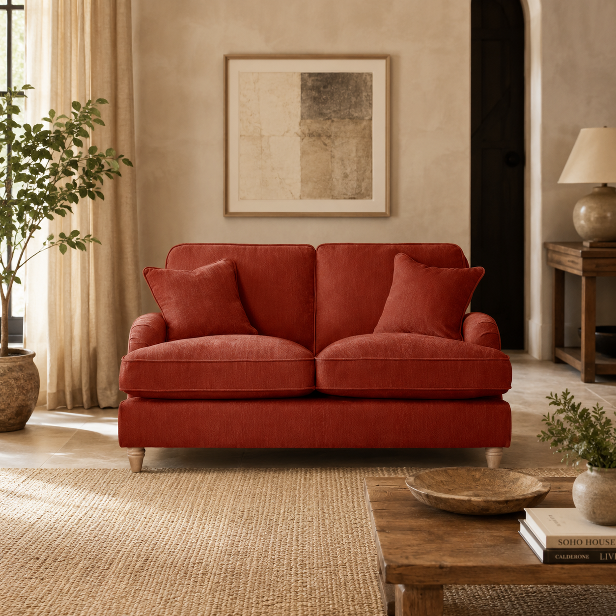 2 Seater Sofa Manhattan Apricot The Great Sofa Company | Piper | Vienna | Arthur | Emeline | Swift | Morris