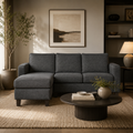 Model 28 - Reversible Chaise Sofa Turin Grey