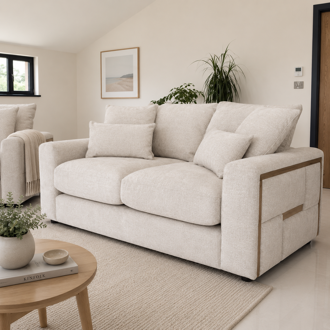 Jupiter Sofa Beige 2 Seater
