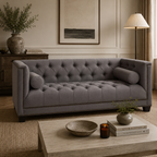 Surina 2 Seat Grey Fabric Sofa