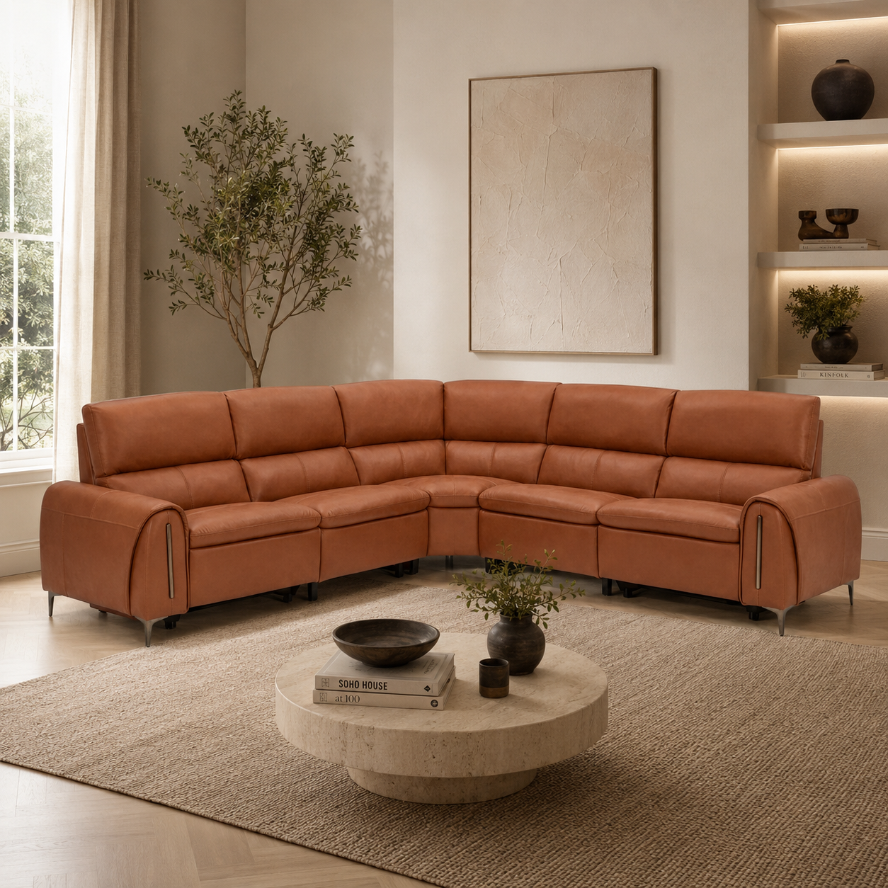 Arizona Electric Recliner Large Corner Sofa