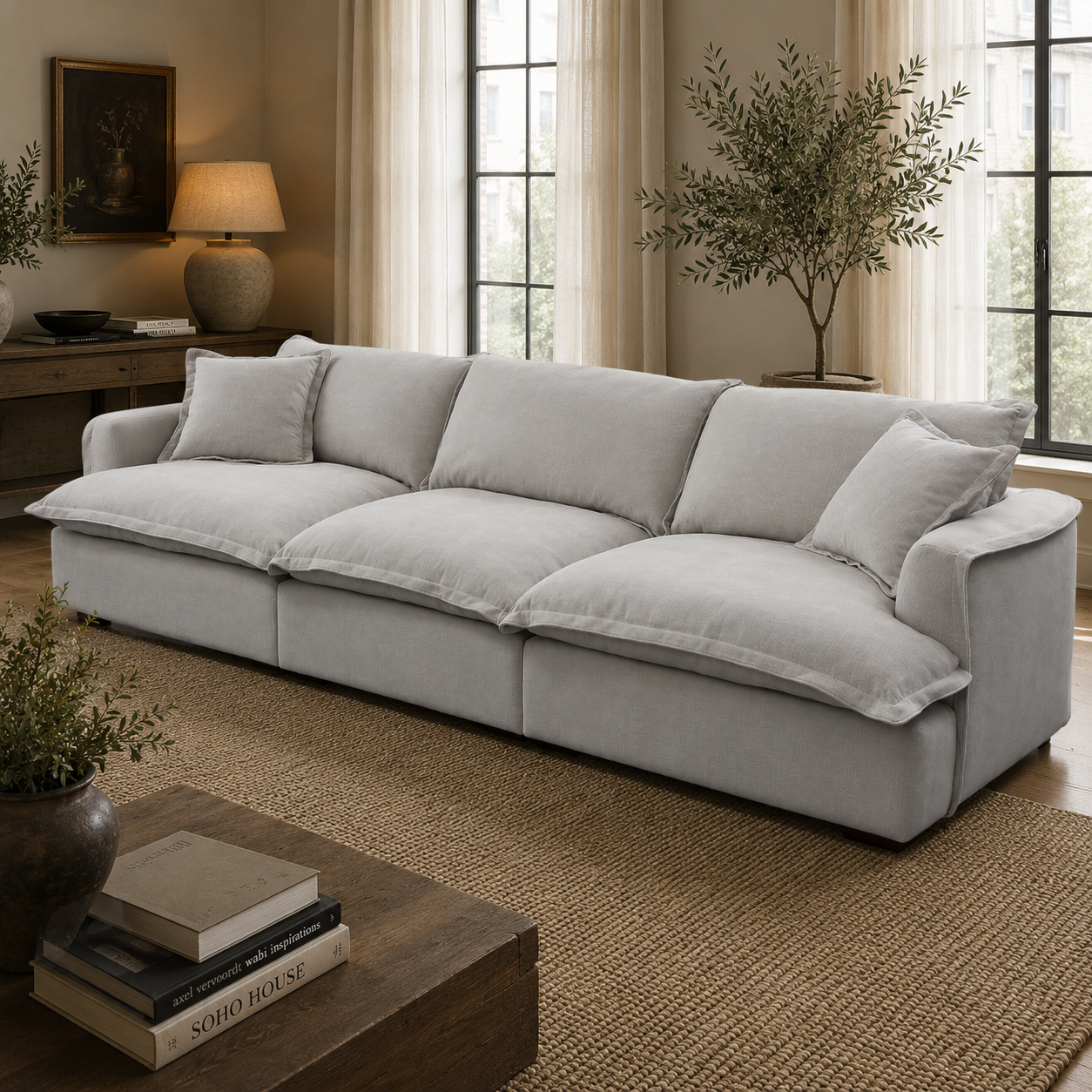Santa Barbara Modular Sofa Stone