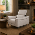 Orbit Ivory Lay-Z-Boy Style Fabric Power Recliner Armchair | Paolo | Callie | Penny | Daytona | Revel | Sonder | DFS
