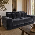 Jacob Sofa Black 3 Seater