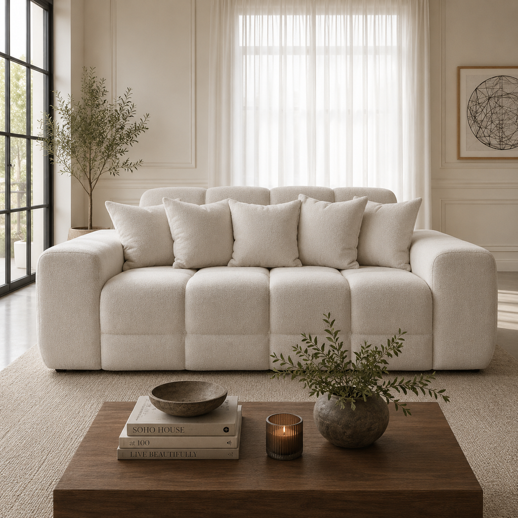 Jacob Sofa Natural 3 Seater