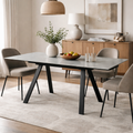 Rische Extending Table Amani Grey Sintered Stone