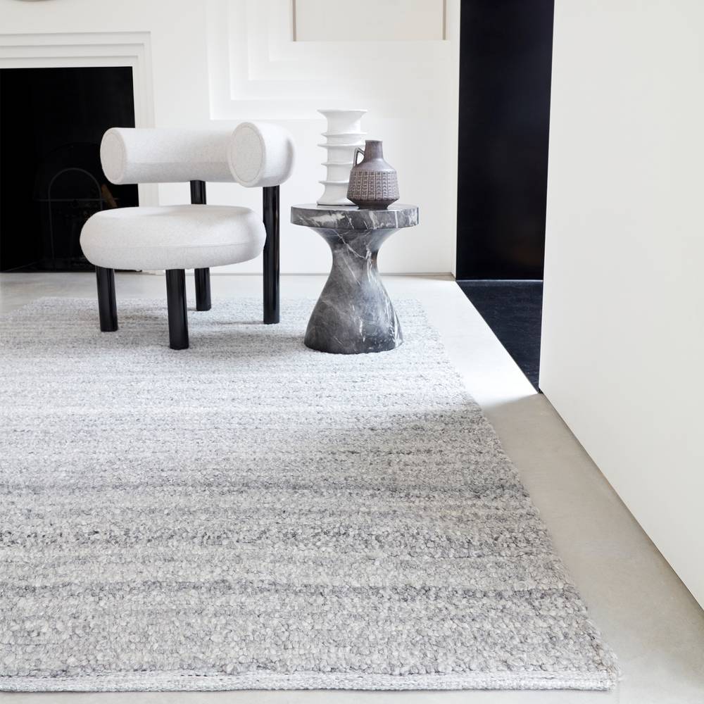 Abbus 200x290cm Steel Rug