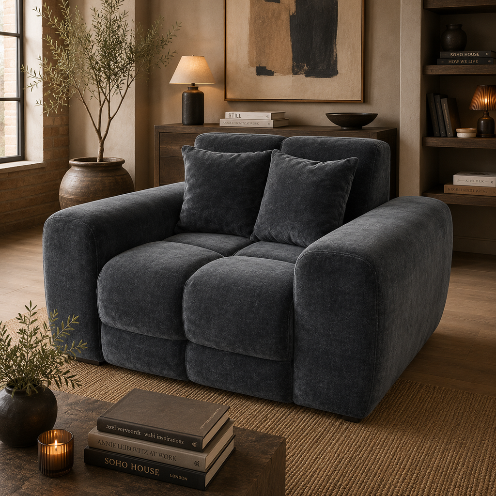 Jacob Sofa Black Armchair