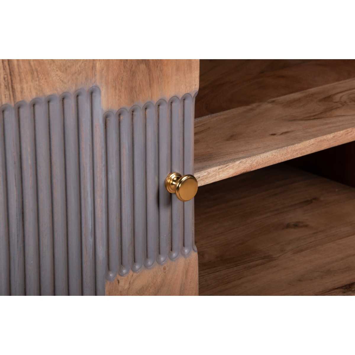 Metz Acacia Wood TV unit