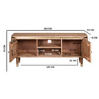 Metz Acacia Wood TV unit