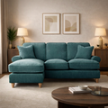 Left Hand Chaise Sofa Manhattan Emerald The Great Sofa Company | Victoria | Bromfield | Lola | Alfie | Mari | Longfellow | Duresta Style
