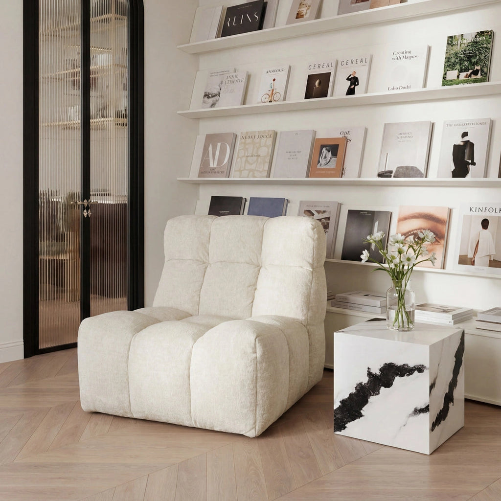 Ace Ivory Swivel Chair