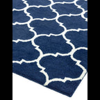 Albany Rug 080x150cm Ogee Blue Rug