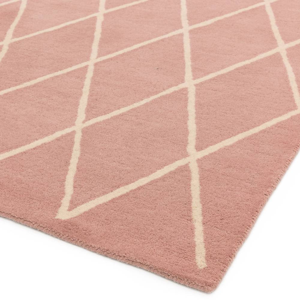 Albany Rug 080x150cm Diamond Pink Rug