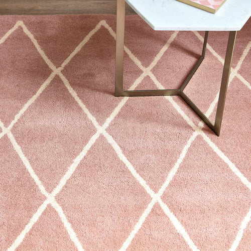 Albany Rug 080x150cm Diamond Pink Rug
