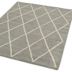 Albany Rug 120x170cm Diamond Silver Rug