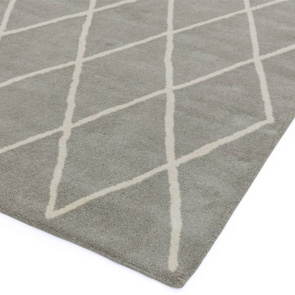 Albany Rug 200x290cm Diamond Silver Rug