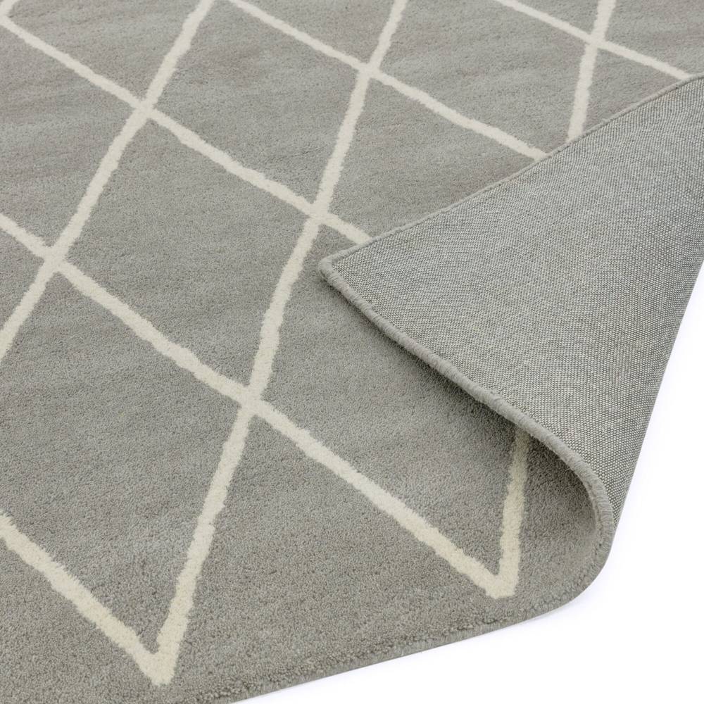 Albany Rug 160x230cm Diamond Silver Rug