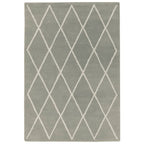 Albany Rug 120x170cm Diamond Silver Rug