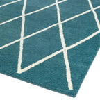 Albany Rug 120x170cm Diamond Teal Rug