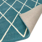 Albany Rug 080x150cm Diamond Teal Rug