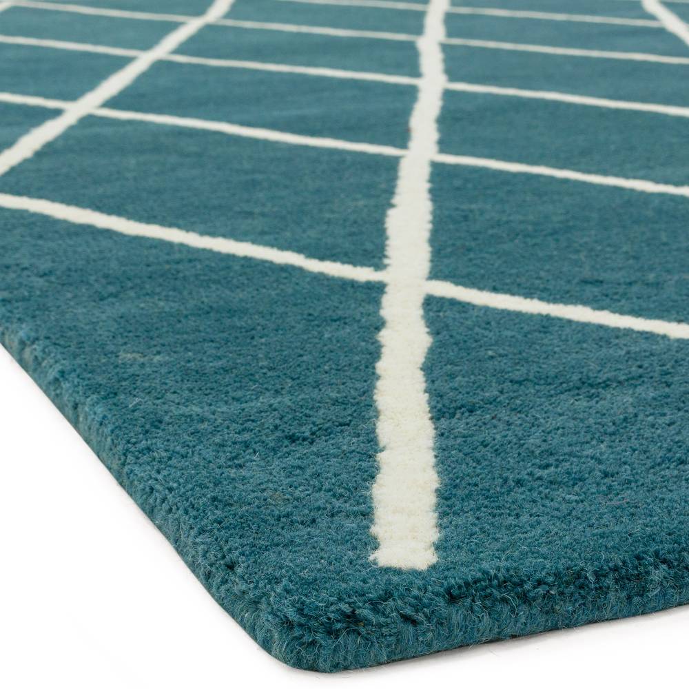 Albany Rug 120x170cm Diamond Teal Rug