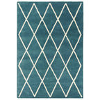 Albany Rug 080x150cm Diamond Teal Rug