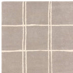 Albany Rug 160x230cm Grid Silver Rug